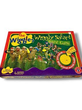 The Wiggles Wiggly Safari Board Game With Animal Sounds Complete Set Family Game